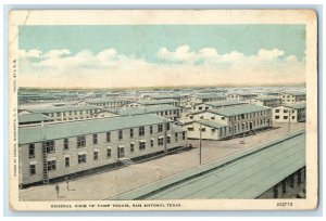 1918 General View of Camp Travis San Antonio Texas TX RPO Antique Postcard