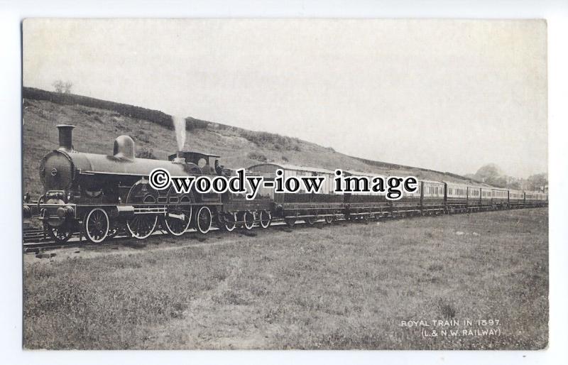 ry1454 - London & North West Railway - Royal Train - postcard