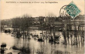 CPA POITIERS Inondations du 16 Fevrier 1904. La Cagouillere (613156)