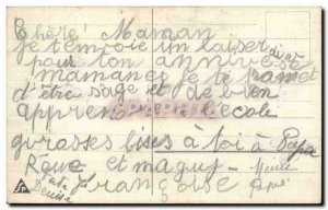 Old Postcard Fantasy Children Help