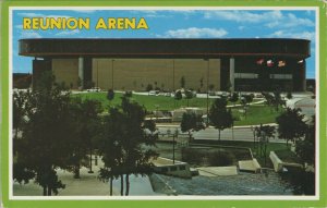 c1980s Reunion Arena Dallas Texas home of Mavericks Stars postcard B397