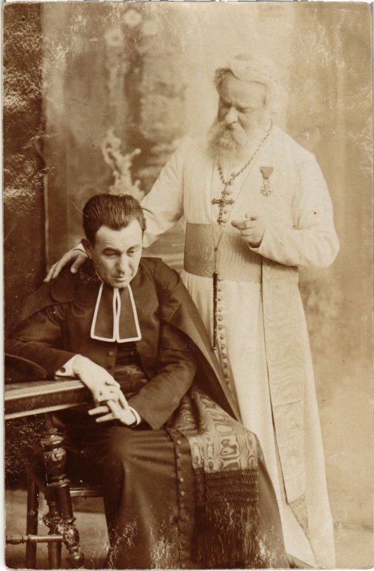 CPA Hongrie THEATRE Star Gaál Gyula & Pethes Imre carte photo (93859)