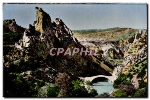 Modern Postcard Tour of the Gorges du Verdon Verdon Roman bridge Tusset