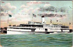 Postcard BOAT SCENE Toledo Colorado CO AM7025
