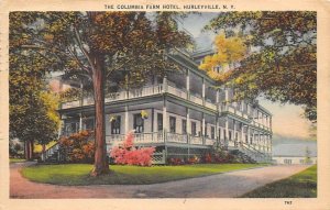 The Columbia Farm Hotel Hurleyville, New York NY Postcard