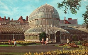 Vintage Postcard The Conservatory In The Gardens Belfast Northern Ireland