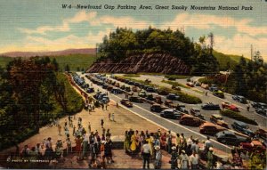 Tennessee Smoky Mountains Newfound Gap Parking Area 1951 Curteich