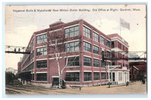 Heywood Wakefield Office Building Gardner MA Massachusetts Postcard (EB8)