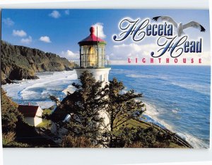 Postcard Heceta Head Lighthouse, Florence, Oregon