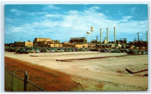 ORANGE, TX Texas ~ Sabine River Plant DU PONT CHEMICAL WORKS c1950s Postcard