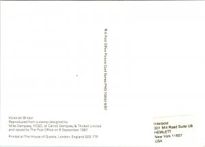 Victorian Britain Dempsey Maximum Postcard British Philatelic 1987