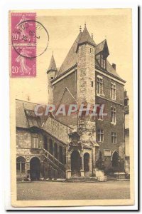 Dijon Old Postcard former royal palace Tower Bar