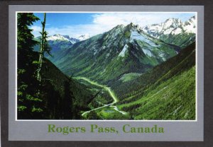 BC Rogers Pass Highway Glacier National Park British Columbia Carte Postale PC