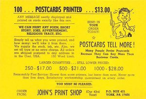 John's Print Shop York, Pennsylvania PA s 