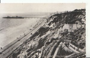 Dorset Postcard - Pier from Zig Zag Path - Bournemouth - Ref 16625A