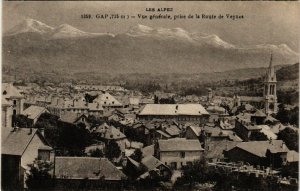 CPA Les Alpes - GAP - Vue générale, prise de la Route de Veynes (453454)