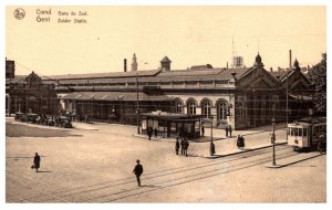 Belgium  Ghent ,Train Station , Trolley