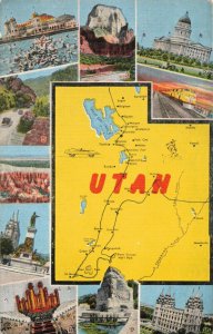 Circa 1948 Utah Advertising Postcard