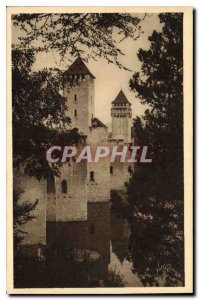 Postcard Old Cahors Bridge Valentre