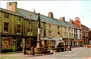 Poulton-Le-Fylde, Lancashire England  MARKET PLACE Street Scene~Stores Postcard