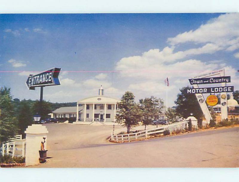 Unused 1940's TOWN AND COUNTRY LODGE MOTEL Charlottesville Virginia VA s4267