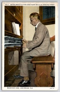 Mountain Lake Anton Brees Playing Sanctuary Bells Lake Wales FL Postcard K44