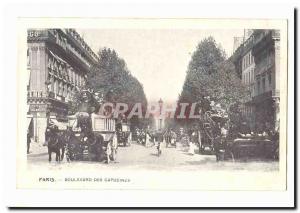 Paris (9th) Old Postcard Boulevard des Capucines