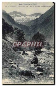 Old Postcard The Pyrenees (I Series) Luchon Cirque de Lys Glacier Peak and Cr...