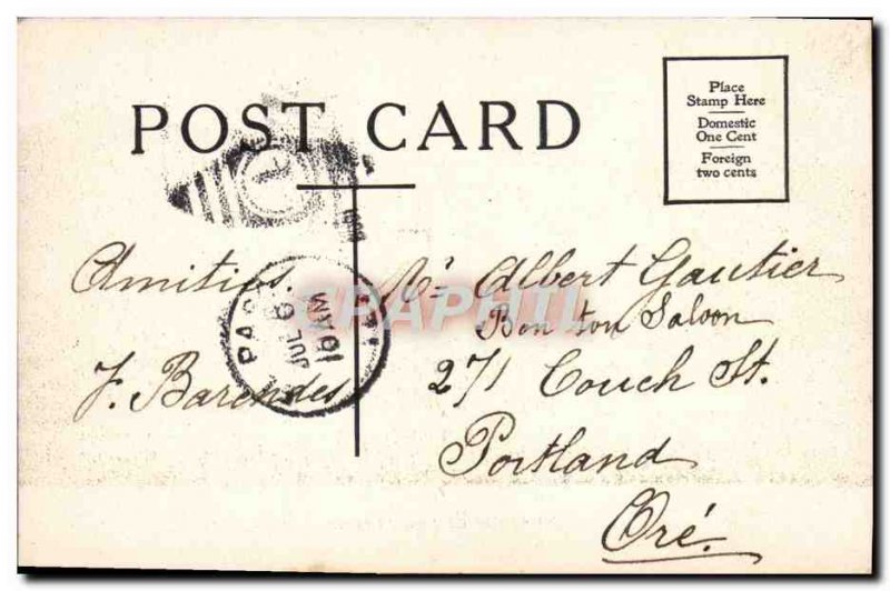 Postcard Old Smelter At El Paso Texas