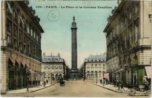 CPA PARIS 1e - La Place et la Colonne Vendome (77097)