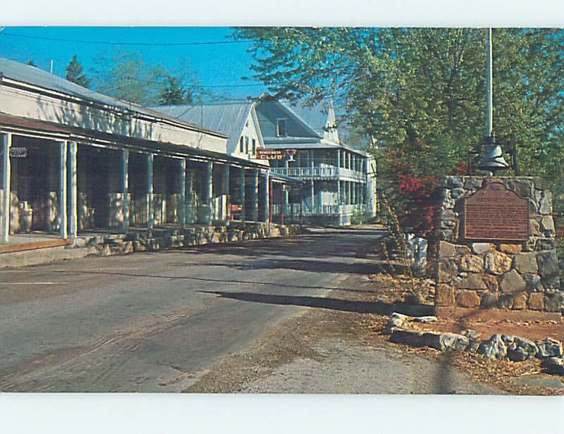 Unused Pre-1980 STREET SCENE Georgetown California CA hs2969