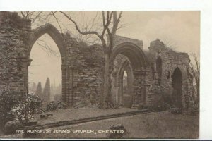 Cheshire Postcard - The Ruins - St John's Church - Chester - Ref  ZZ5942