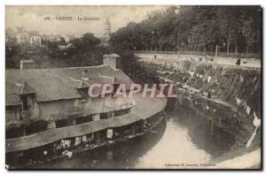 Vannes Old Postcard La Garenne (laundrette LAVANDIERES)