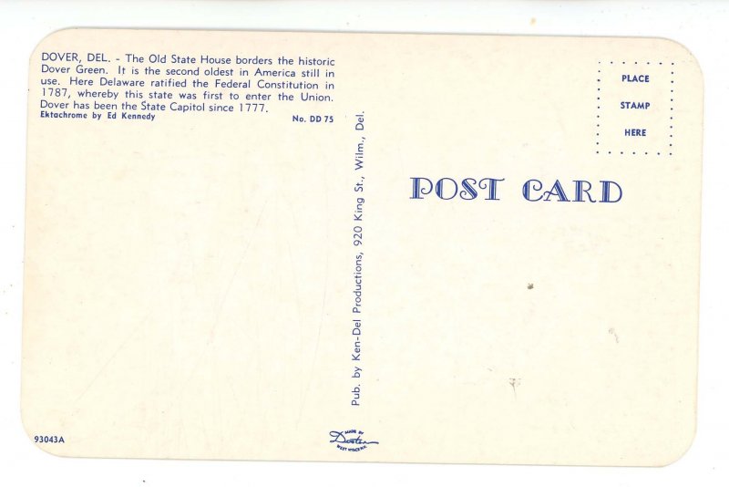 DE - Dover. Old State House