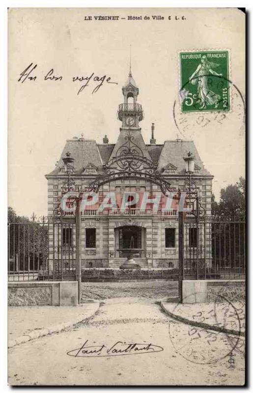 Old Postcard Le Vesinet City Hotel