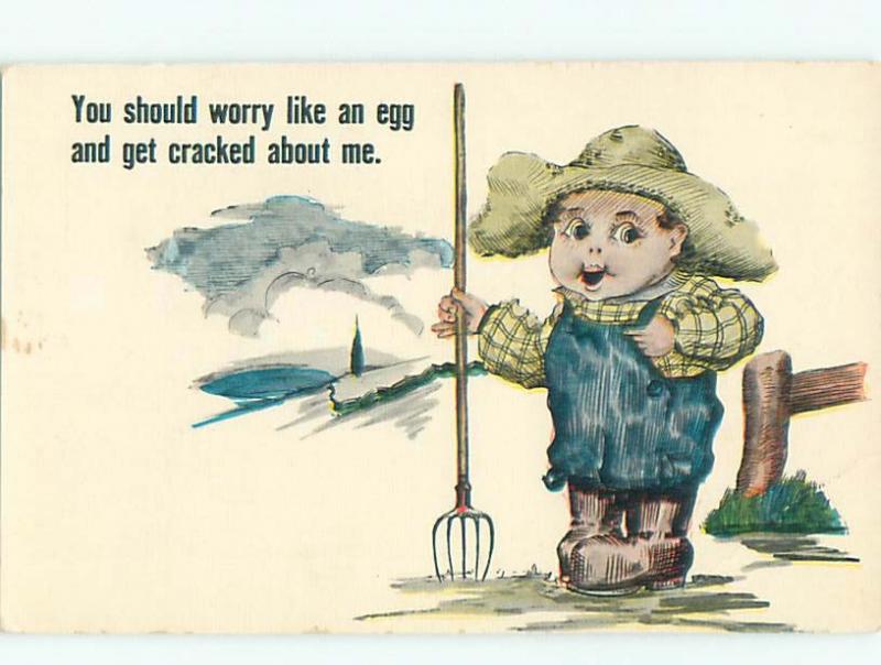 Divided-Back COMIC SCENE Great Postcard AA9770