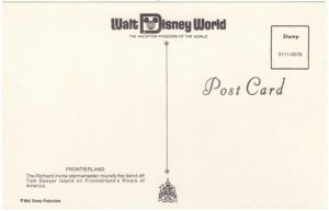 Richard Irvine Sternwheeler, Frontierland, Vintage Walt Disney World Postcard