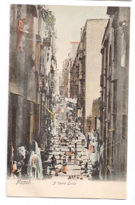Napoli A Santa Lucia ca. 1900 Naples Italy UDB Paul Trabert