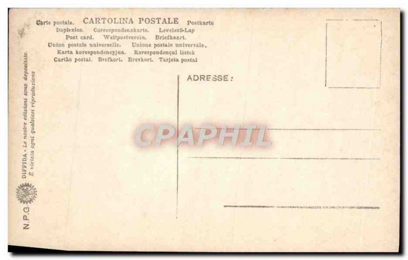 Old Postcard Roma Museo delle Terme della Farnesina Stucchi