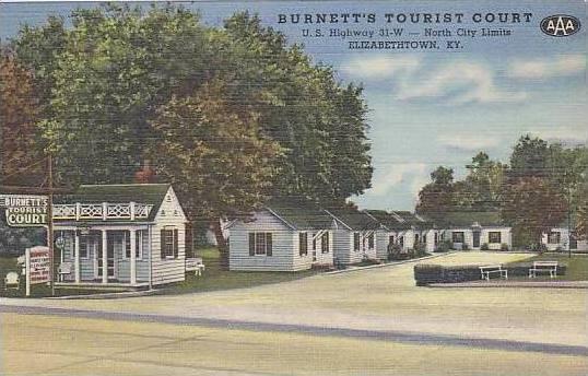 Kentucky Elizabethtown Burnetts Tourist Court