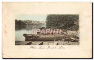 Old Postcard Athis Mons Bord de Seine