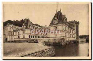 Old Postcard Chateaux De La Loire Chateau De Villandry