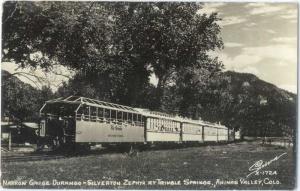 RP Narrow Gauge Durango Zephyr Trimble Springs Colorado CO