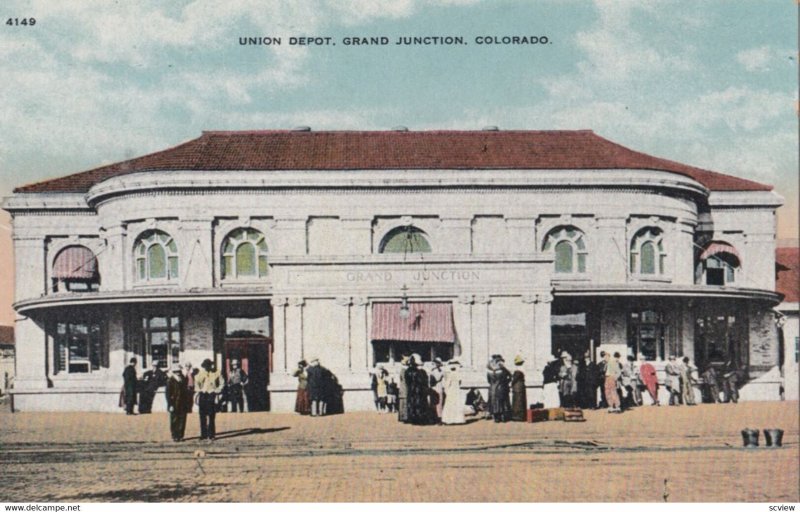 GRAND JUNCTION, Colorado, 1900-10s; Union Train Depot