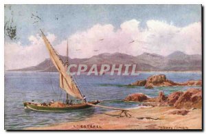 Postcard Old Boat Esterel