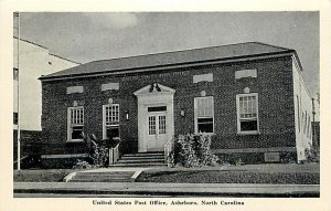 NC, Asheboro, North Carolina, Post Office, Graycraft Card Co No A-6