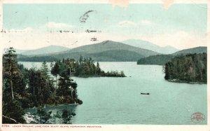 Vintage Postcard 1909 Bluff Island Adirondack Mountains Lower Saranac Lake NY