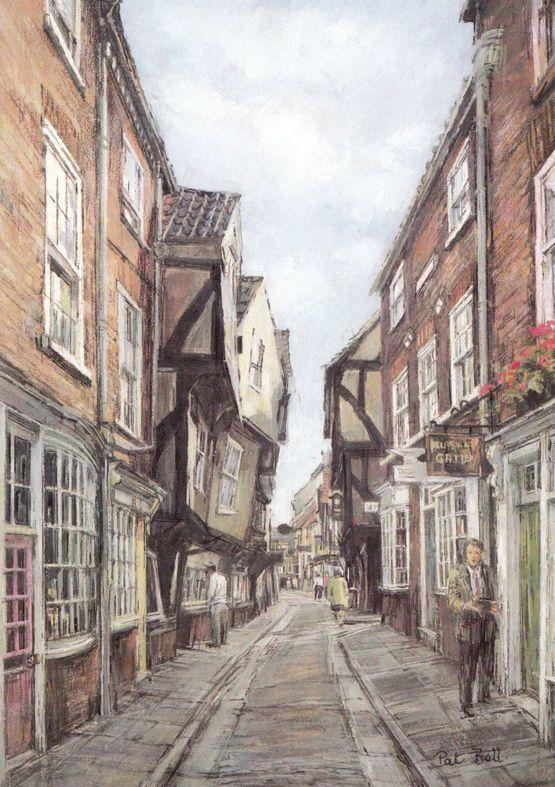 The Shambles York Giant Painting Postcard