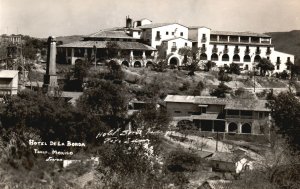 Vintage Postcard 1910's View of Hotel De La Borda Taxco Juarez Mexico MX RPPC
