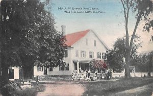 Mr. A. W. Drew's Residence in Littleton, Massachusetts Warren Lake.